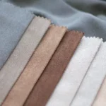 A multicolored cotton swatch.