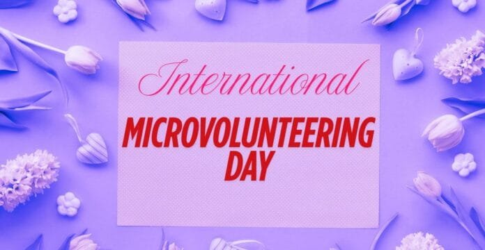 International Microvolunteering Day 15 april