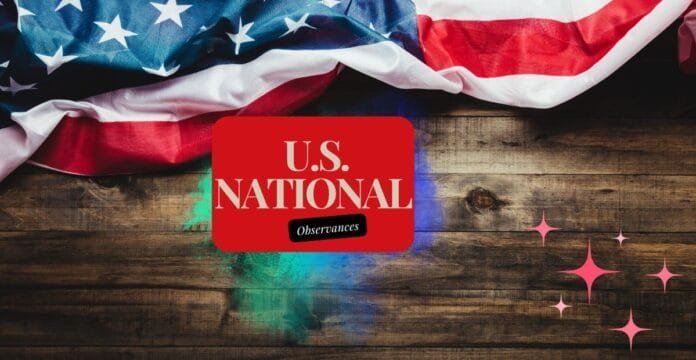 U.S. National Observances 15 april