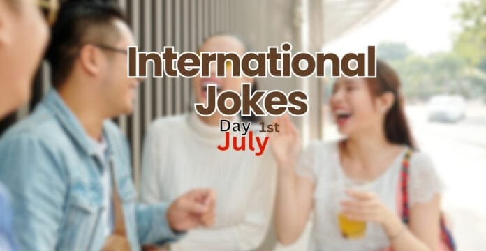 A group of young people smiling and laughing together outdoors, holding drinks, with a blurred background.