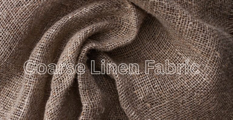 Coarse Linen Fabric Is Perfect for Eco-Friendly Fashion