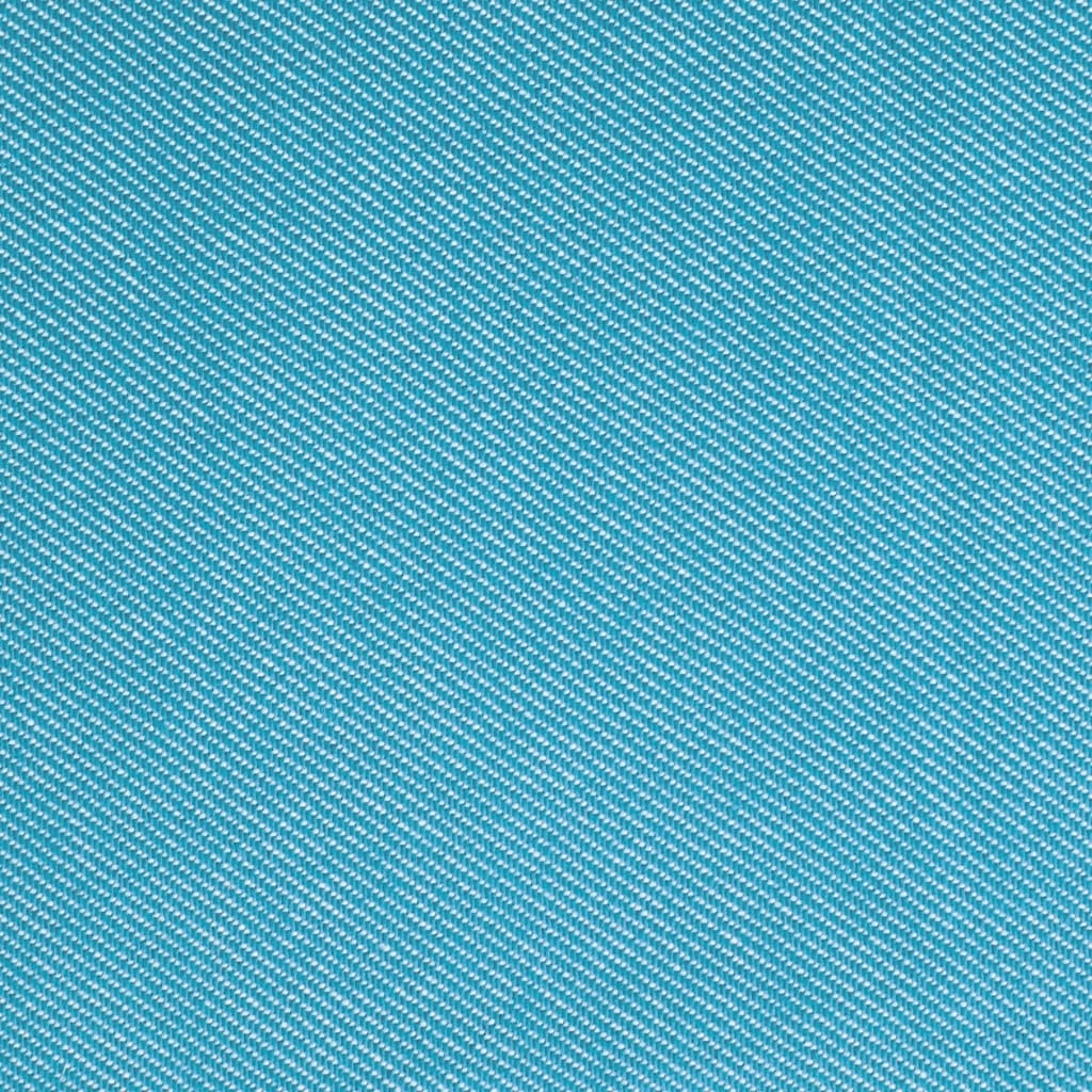 “Close-up texture of blue denim fabric with diagonal twill weave and subtle white threads.