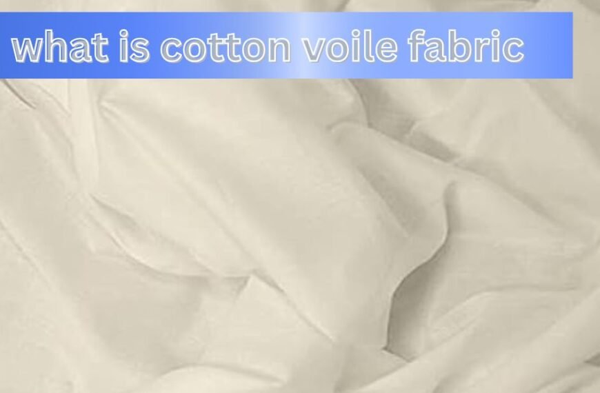Lightweight, sheer white cotton voile fabric with overlaid text reading "what is cotton voile fabric"
