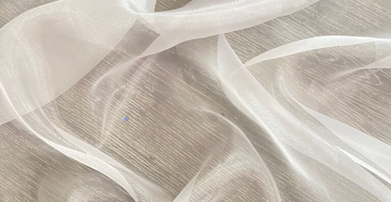 White Organza Fabric: Elegant Style for Dresses and Interiors