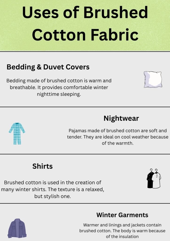 what is brushed cotton fabric