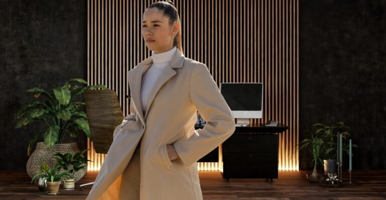 Elegant Topcoat Timeless Statement of Style & Sophistication
