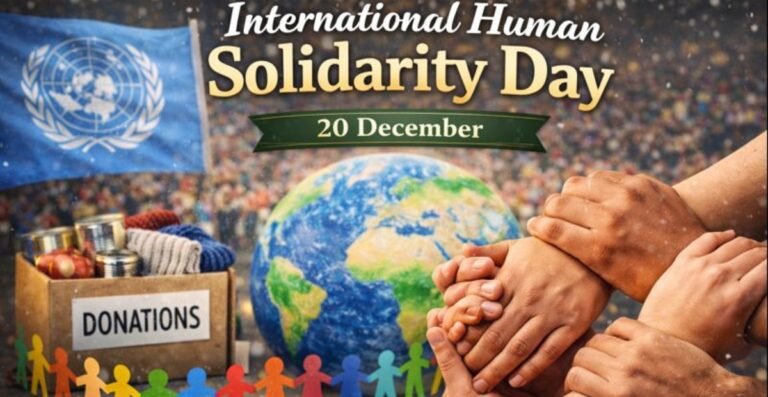 International Human Solidarity Day: Unity for a Better World
