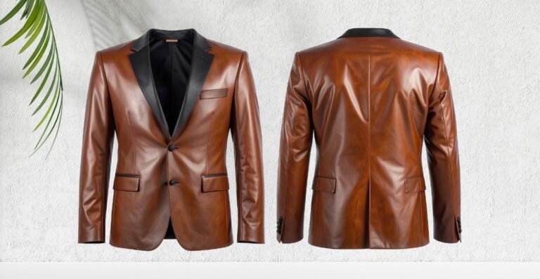 Leather Blazer Jacket: Sophisticated Style with Modern Edge