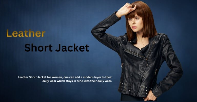 Leather Short Jacket for Women: Style & Comfort