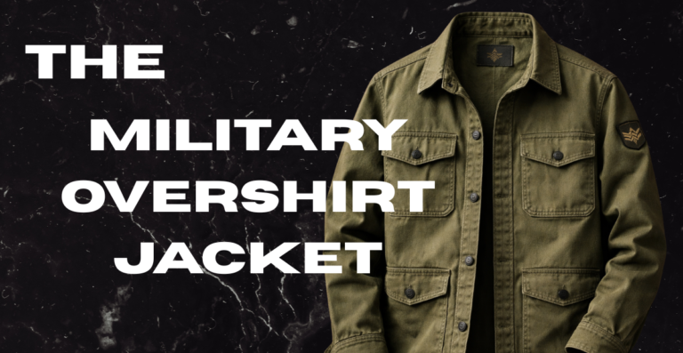 Military Overshirt Jacket: Rugged Style for Everyday Wear!
