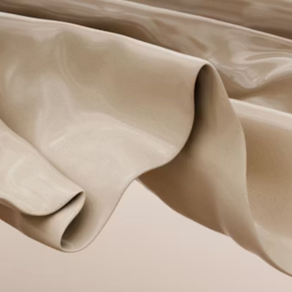 A woman wearing a black zip-up vest over a white long-sleeve shirt, smiling and standing against a plain white background.Does Shell Fabric