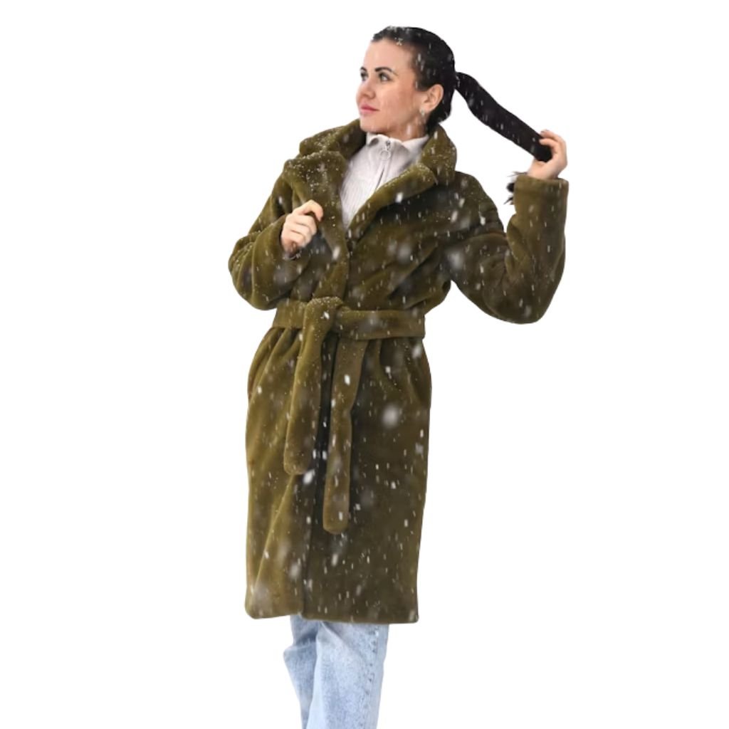 A royal blue Victorian-style long coat with ornate silver buttons, black lace trim, and a subtly embossed brocade pattern.Why Victorian-Era Winter Coats