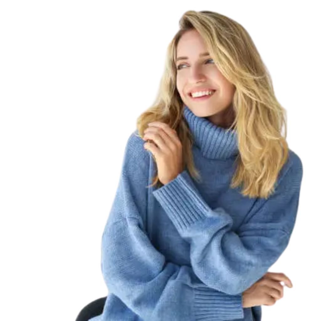 A mustard yellow knitted sweater with long sleeves, a ribbed crew neckline, and ribbed cuffs and hem.cozy winter outfits