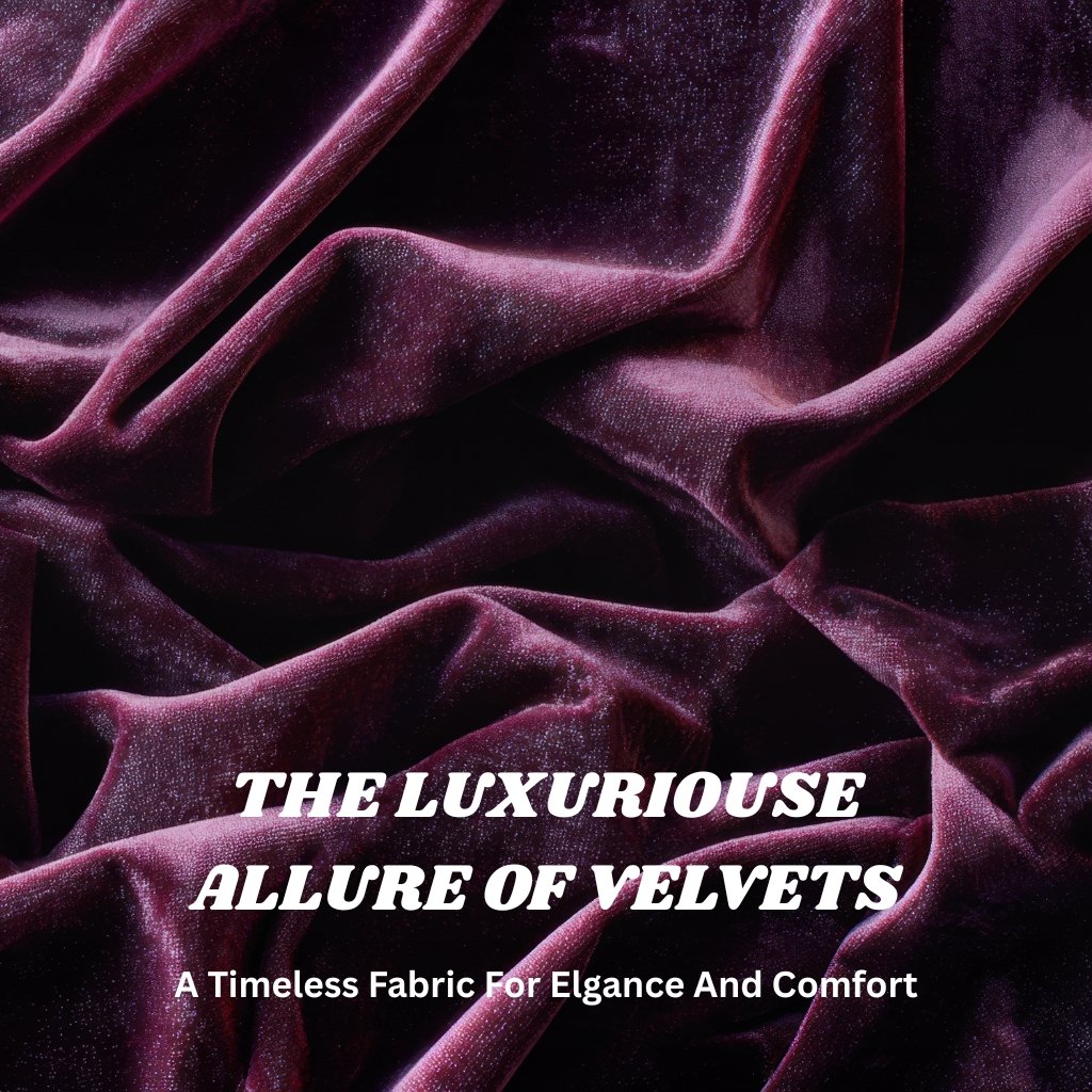Luxurious purple velvet fabric with soft folds and a sparkling texture.