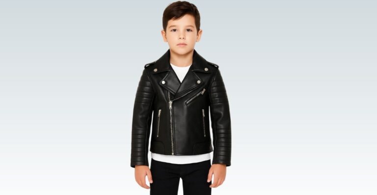 Kids Leather Jacket – Trendy Style with Lasting Comfort