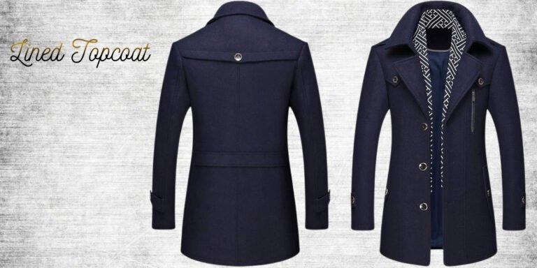 Lined Topcoat: Warmth, Comfort, and Timeless Winter, Style.
