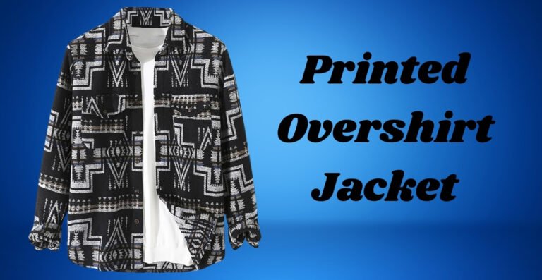 Printed Overshirt Jacket: Stylish Comfort for All Seasons