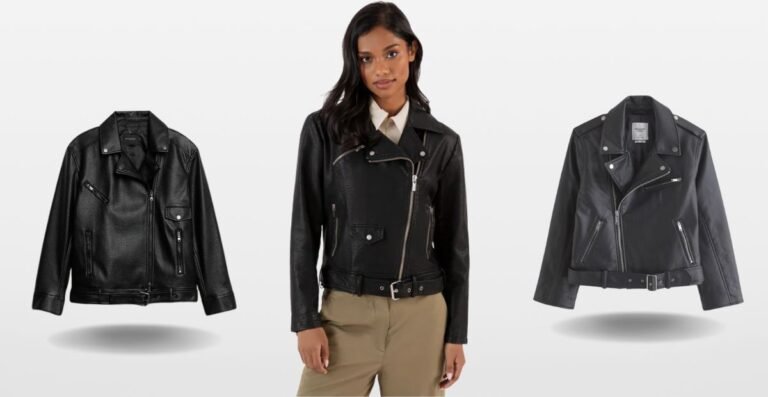 Vegan Leather Jacket for Women  Stylish Sustainable Outerwear