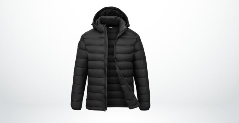 Waterproof Puffer Jacket for Men Lightweight & Durable