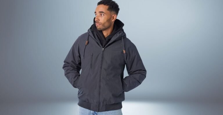 Hooded Shell Jacket for Men  Lightweight Windproof & Stylish