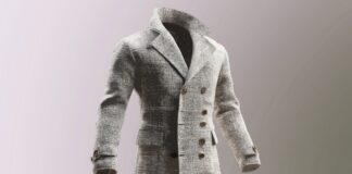 Chesterfield Single-Breasted Overcoat: A Complete Style Guide Chesterfield Single-Breasted Overcoat A full-view image of a light gray double-breasted Chesterfield overcoat with wide lapels and multiple brown buttons, set against a gradient pink-to-gray background.
