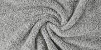 Nordic Plush Thermal Fabric Explained: Comfort Meets Warmth A close-up of gray fluffy fabric with a soft, dense texture arranged in a swirling pattern, creating depth and movement. Nordic Plush Thermal Fabric Explained: