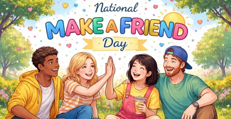 National Make a Friend Day: Celebrate Friendship & Connection