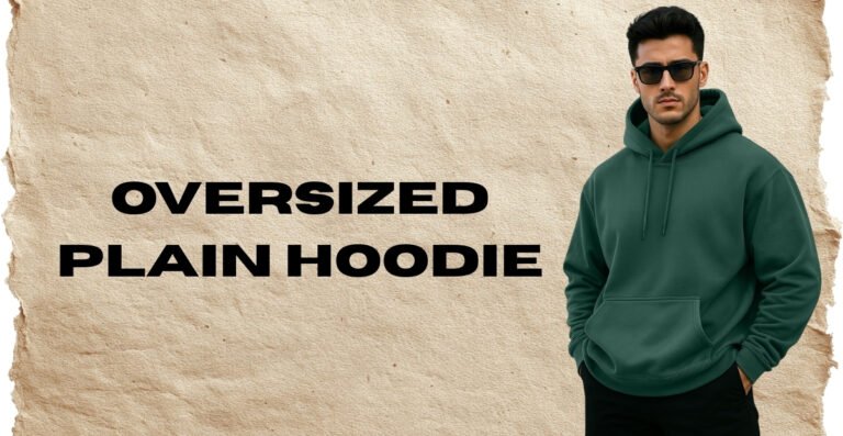 Oversized Plain Hoodie for Effortless Street Style