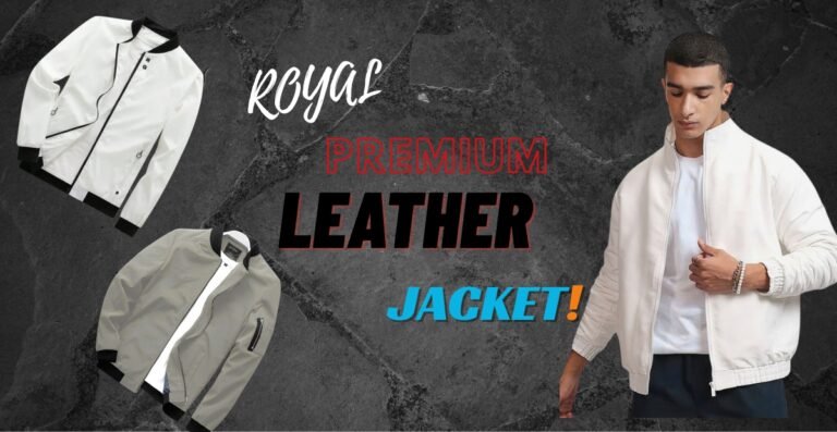 Royal Premium Leather Jacket for Men – Genuine Luxury Outerwear