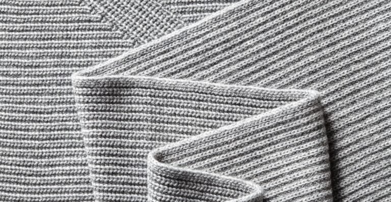 Ribbed Pure Cashmere Fabric: Luxury, Softness, and Warmth