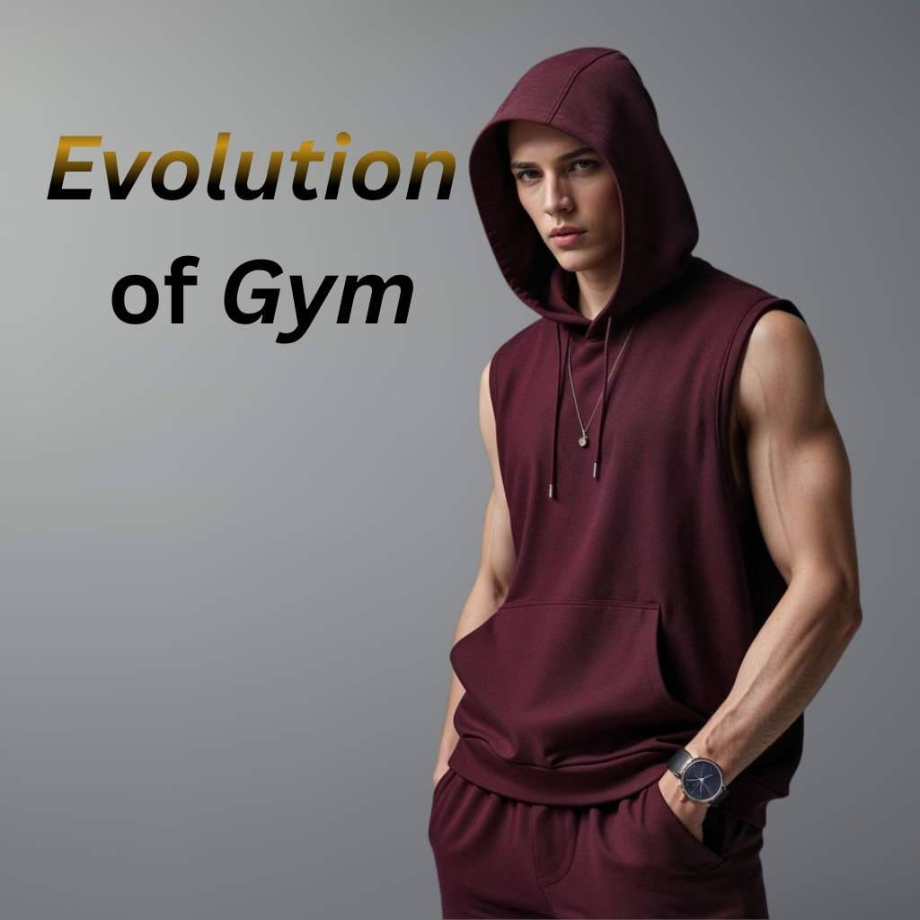 Gym & Street Hooded Sleeveless Tee: The Perfect Blend of Performance and Urban Style 7 Model wearing maroon gym hooded sleeveless athletic wear with a drawstring necklace and wristwatch.
