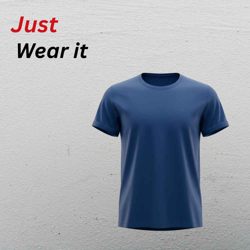 Boat Neck T-Shirts – Stylish Wide Neck Tees for Modern Casual Wear 14 Navy blue boat neck t-shirt with a stylish wide neckline in a clean modern casual style on a light textured background.