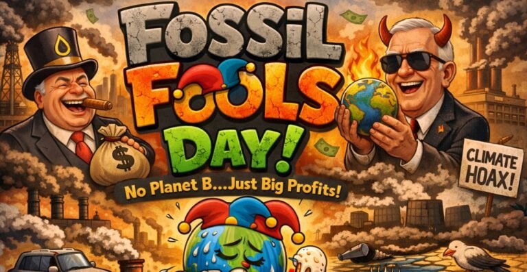 Fossil Fools Day: Challenge Fossil Fuels &  Clean Energy