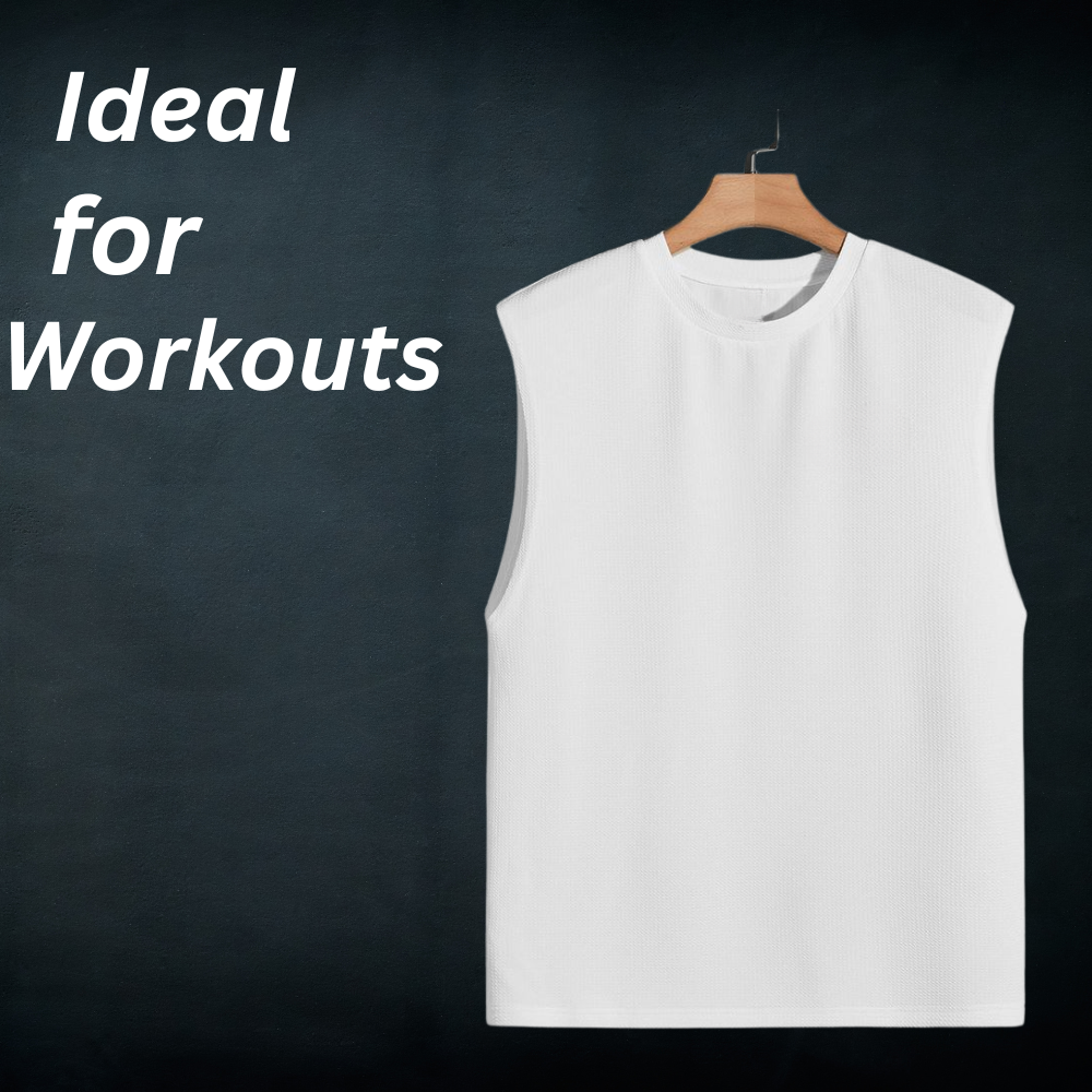 Men’s moisture-wicking yoga and workout T-shirt with a flexible athletic fit for comfortable movement during training and daily wear.