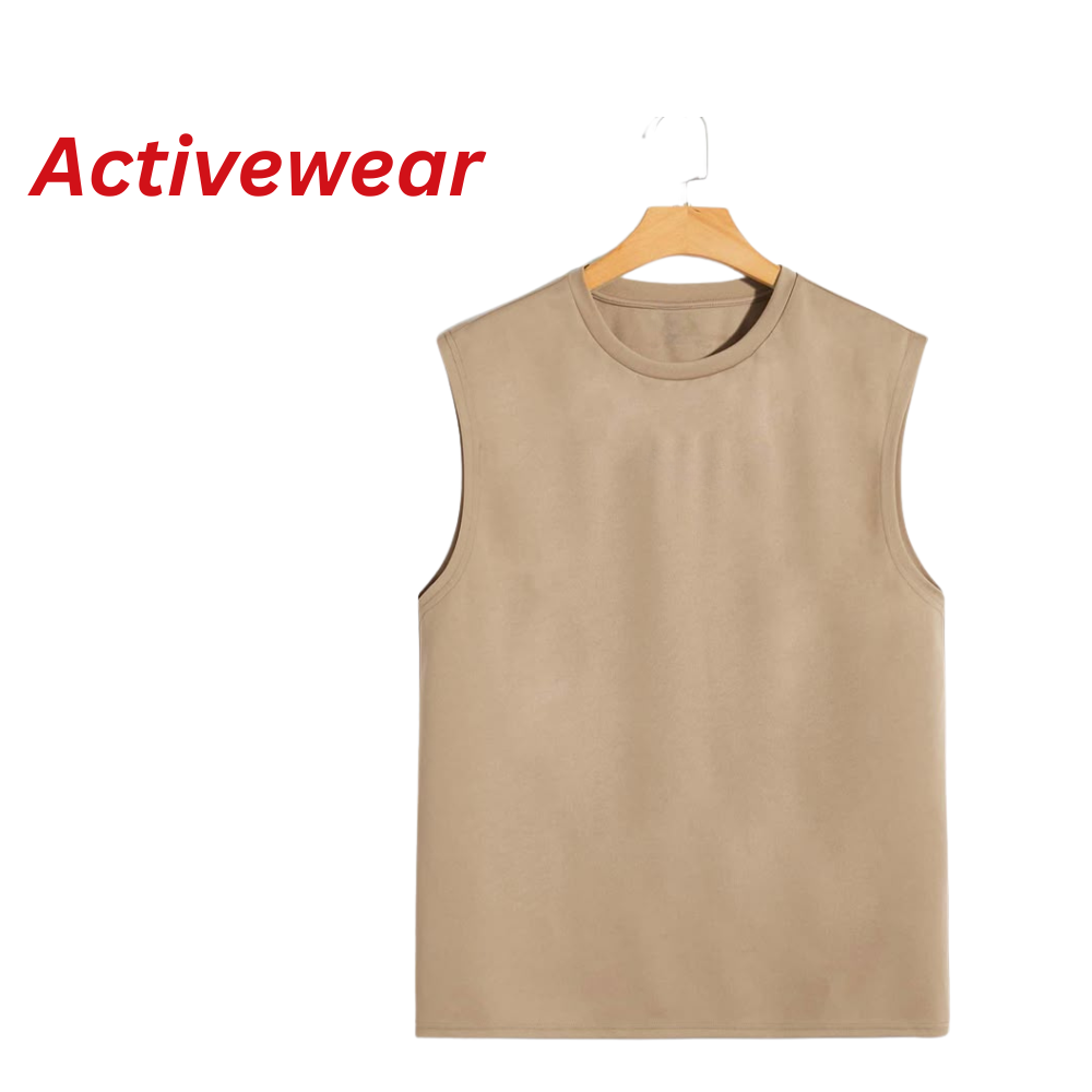 Men’s moisture-wicking yoga tee in a classic crew neck with an athletic fit, designed for breathable comfort and free movement during workouts.