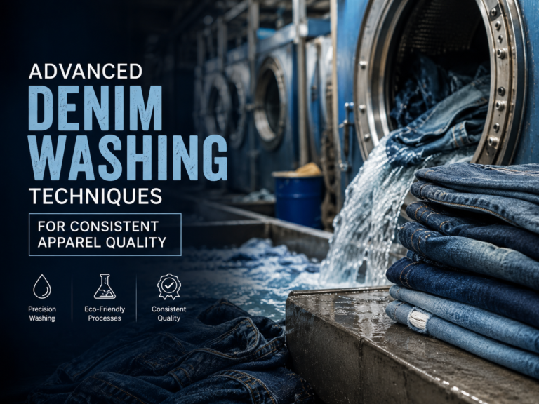 Advanced Denim Washing Techniques for Consistent Apparel Quality