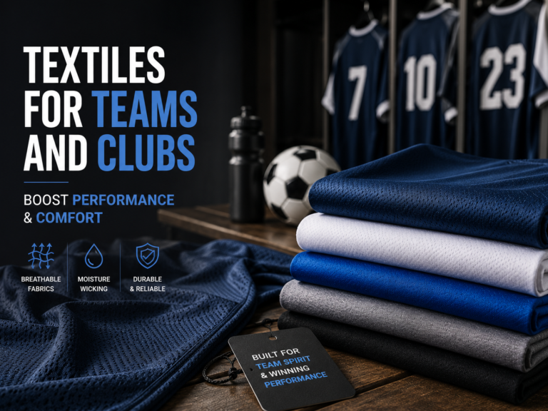 Textile for Teams and Clubs: Boost Performance & Comfort