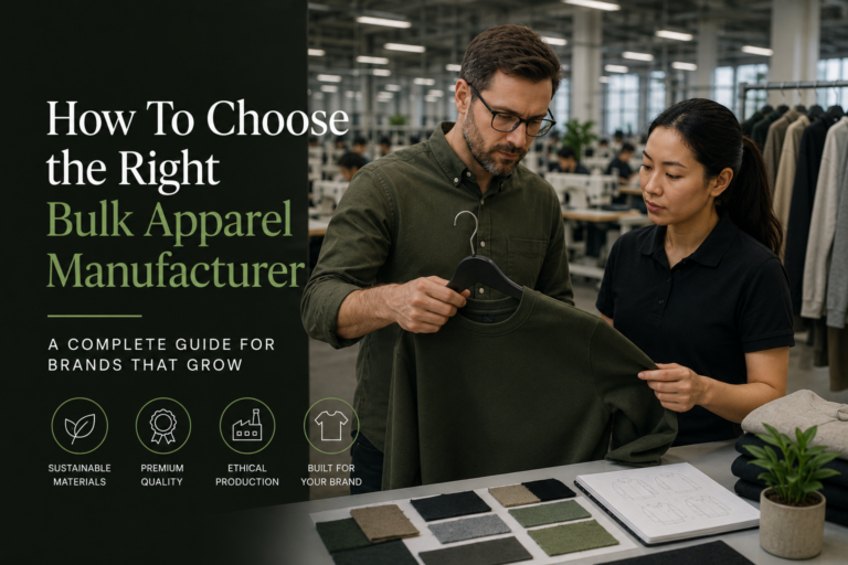 How to Choose the Right Bulk Apparel Manufacturer