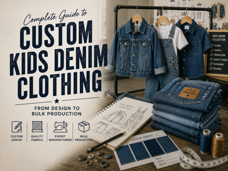 Complete Guide to Custom Kids Denim Clothing