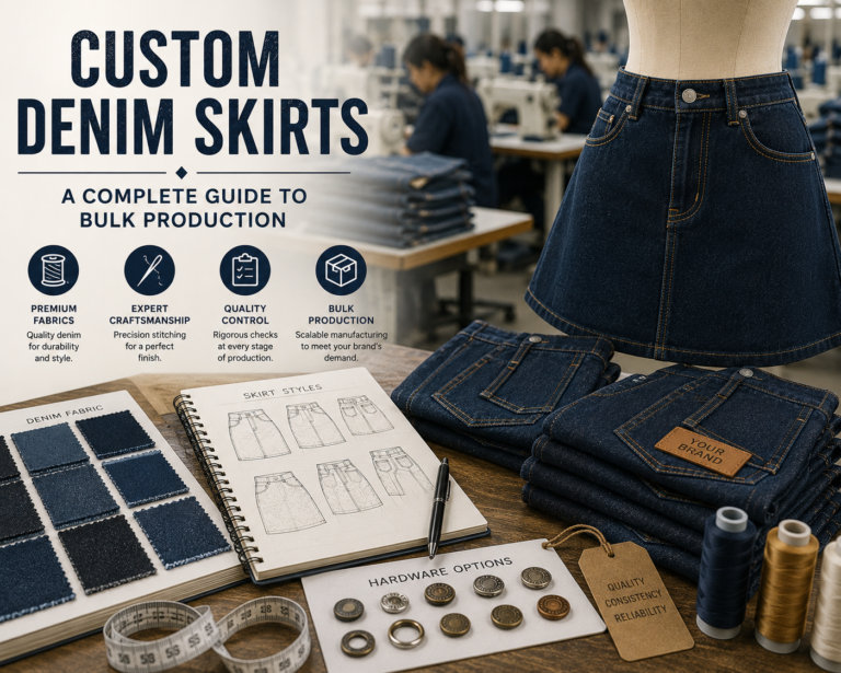Custom Denim Skirts A Complete Guide to Bulk Production