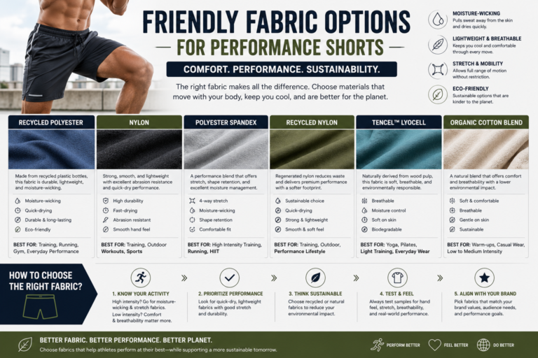 Friendly Fabric Options for Performance Shorts
