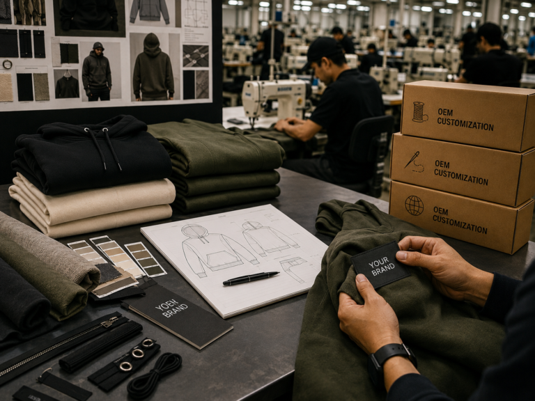 How Clothing Factories Handle OEM Customization