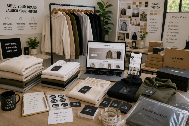 How to Launch a Fashion Brand Using White Label Apparel