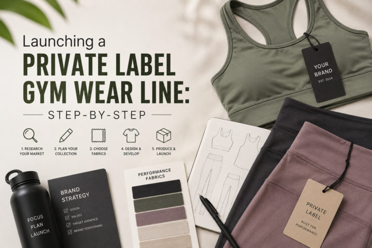 Launching a Private Label Gym Wear Line: Step-by-Step