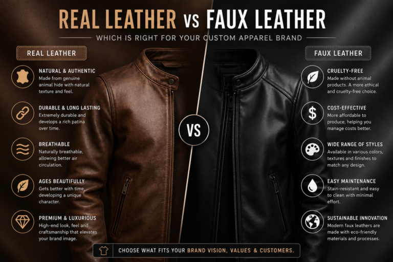 Real Leather vs Faux Leather: Right Choice for Your Brand