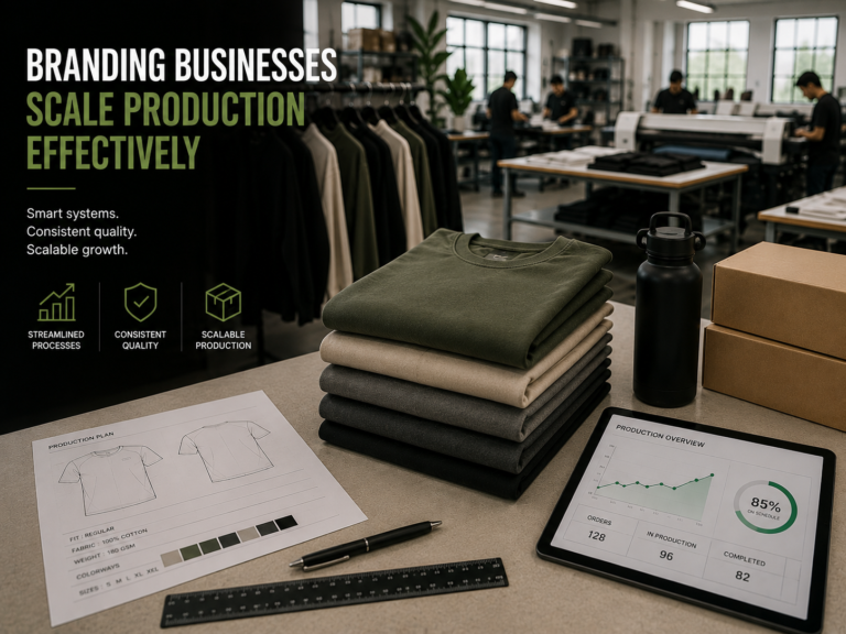 Branding Businesses Scale Production Effectively