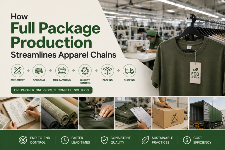 How Full Package Production Streamlines Apparel Chains