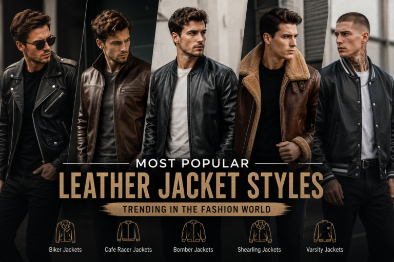 Most Popular Leather Jacket Styles Trending in the Fashion World