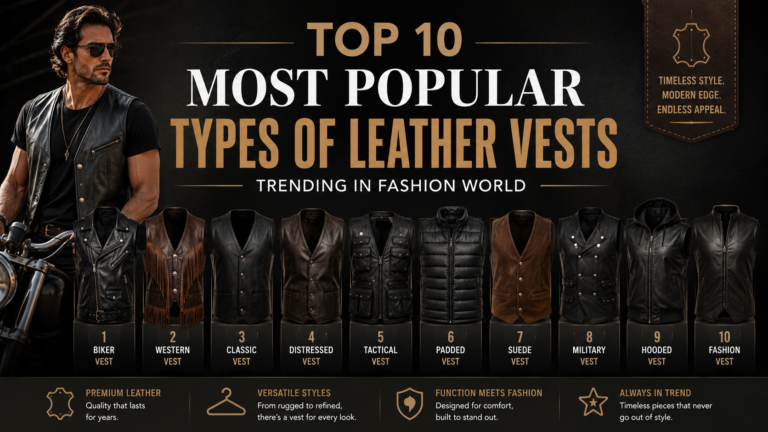 Top 10 Most Popular Types of Leather Vests in Fashion