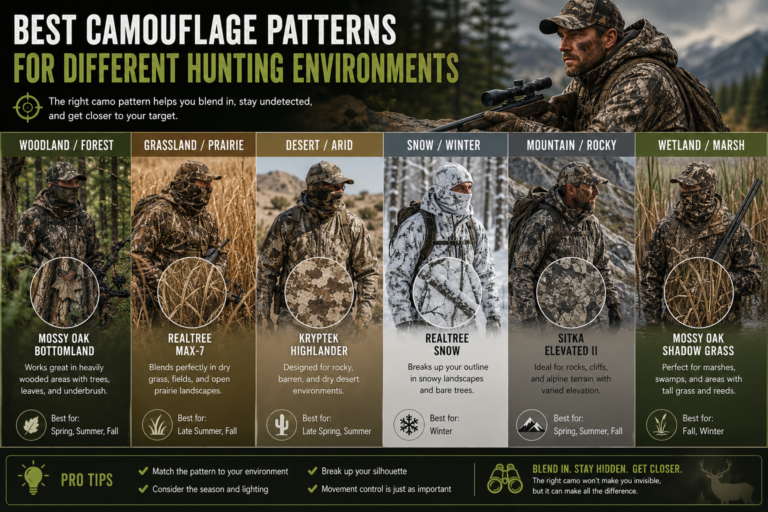 Best Camouflage Patterns for Different Hunting Environments